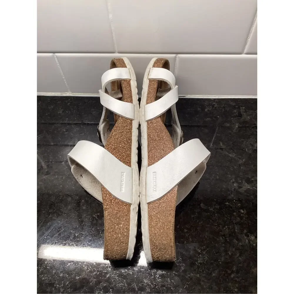 Birkenstock Mayari Kid's Birko-Flor Strappy Sandals Summer Girls White Size 33